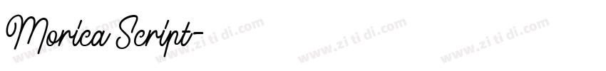 Morica Script字体转换 Morica Script字体转换